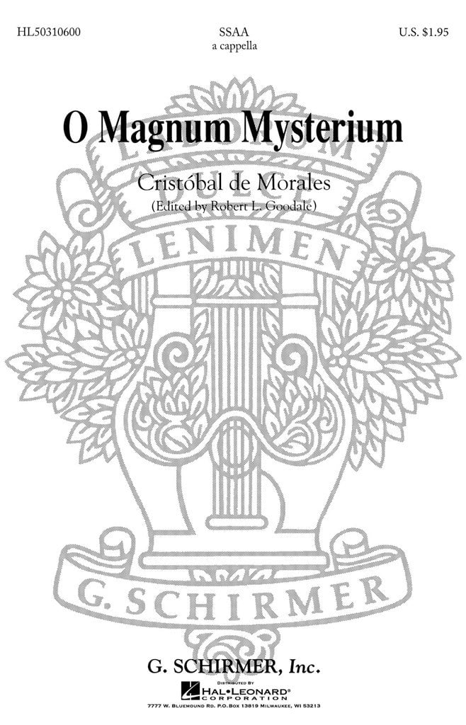 O Magnum Mysterium - O Great Mystery